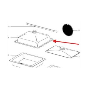 Original Miele gourmet pot lid Miele 5136960