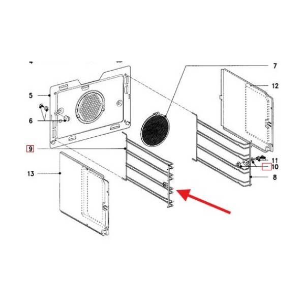 Kit De Montage D'origine Pour Four Encastrable Electrolux - Référence 4055218657, Compatible Plusieurs Marques