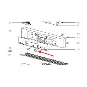 OEM - Set de porte-vaisselle MIELE - Couverts, supérieur