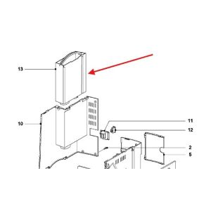 Original water tank for Miele automatic espresso coffee machine Miele 7911550