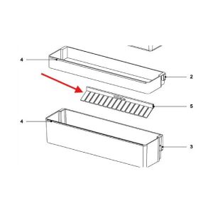 Original Miele refrigerator bottle holder Miele 9482202