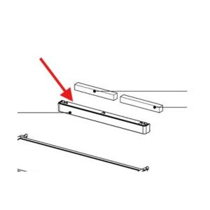Original Active AirClean air filter housing for Miele refrigerator Miele 11187950