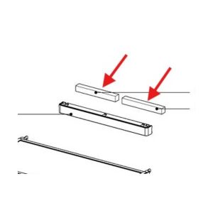 A pair of original Active AirClean odor filters for the Miele refrigerator Miele 7236280