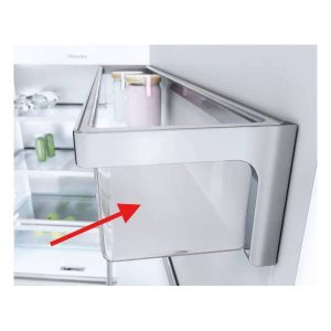 Original low railing shelf for Miele Miele 11078110 refrigerator door