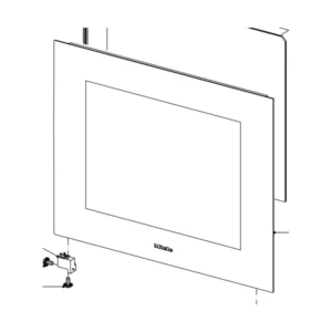 זכוכית חיצונית מקורית לדלת תנור אפייה 60 ס”מ מילה 12085970