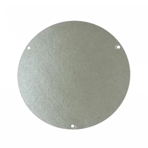 כיסוי גלי מיקרו מקורי 5737731 לתנור משולב מיקרו Miele, לוח מייקה עגול קוטר 160 מ"מ