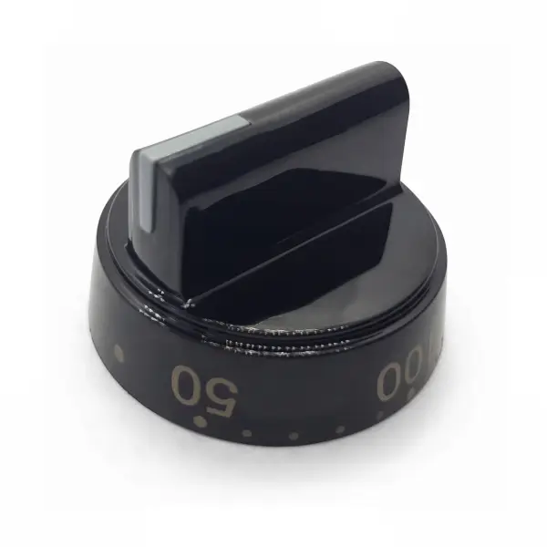 לתמונה: כפתור הצתה שחור מקורי 9050625 לכיריים גז Sauter - חלק חילוף להחלפה עצמית