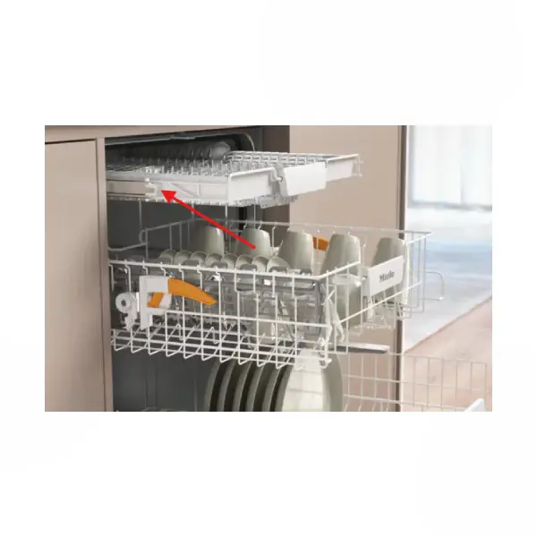 תופסן מעצור סלסלה מקורי לסלסלת סכום במדיח כלים Miele 2154400 – תמונה 2