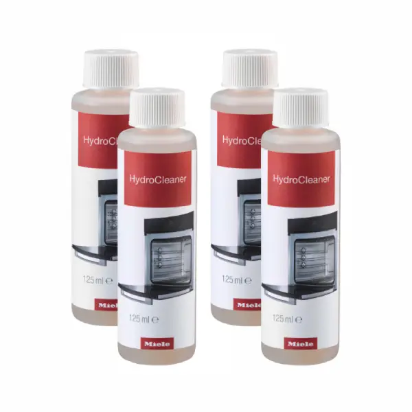 נוזל ניקוי HydroCleaner מקורי לתנור אדים משולב Miele - סט 4 בקבוקים – תמונה 2